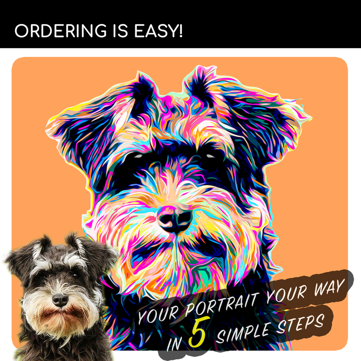Custom POP Pet Portrait from Your Photo