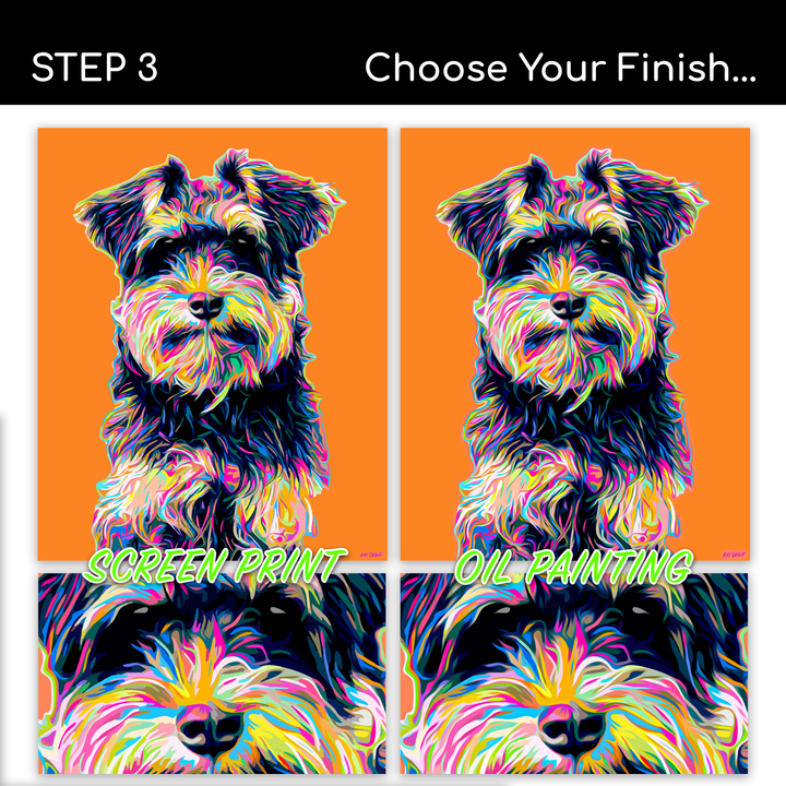 Custom POP Pet Portrait from Your Photo