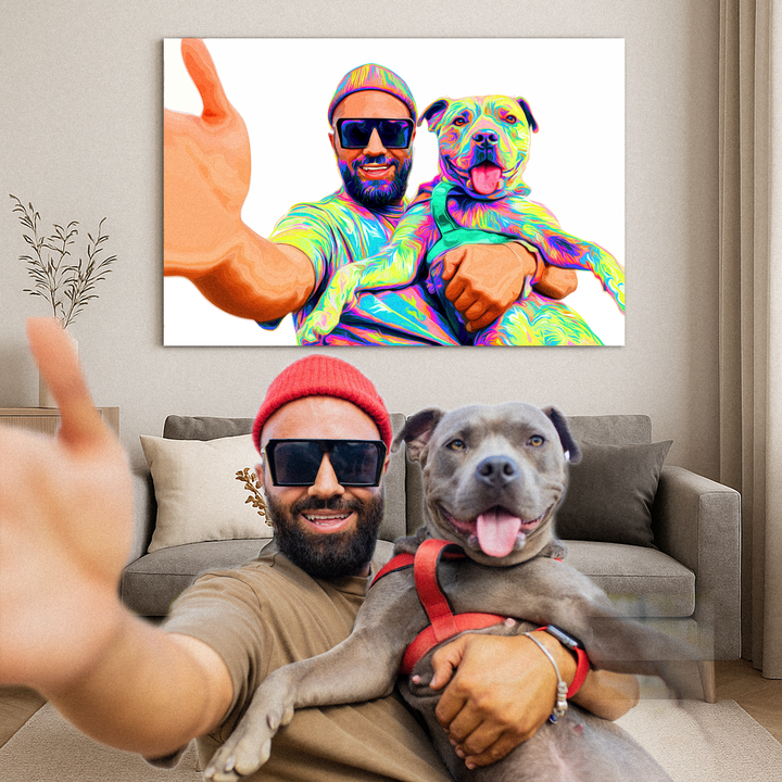 The Rainbow Portrait: Loyal Companions