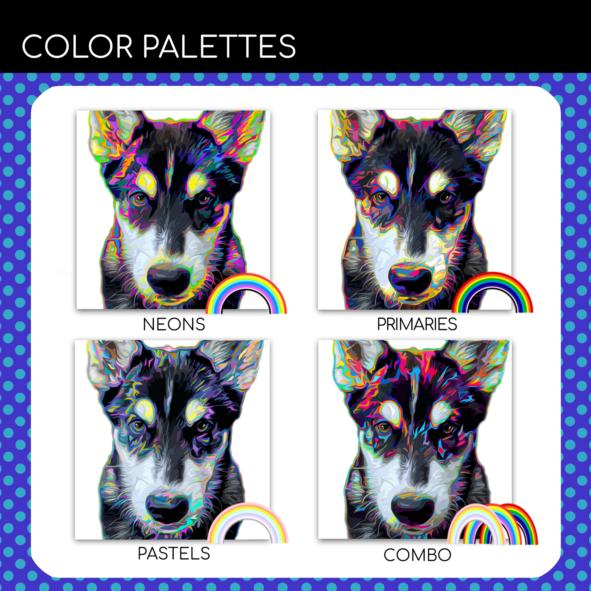 Click here for the Different Color Palettes