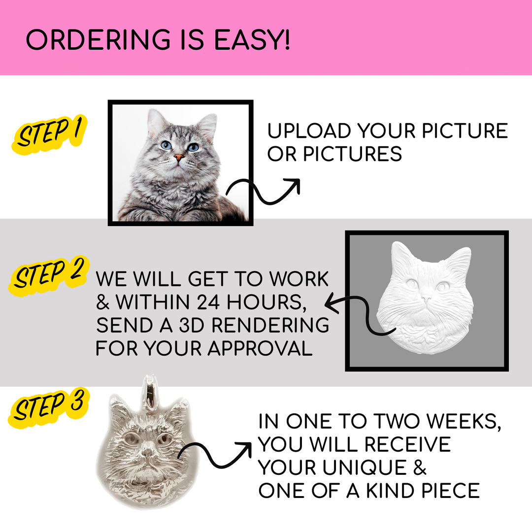 How to order custom sterling silver charm