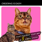 Custom NATURAL Cat Portrait from Your Photo